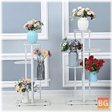 2006 5/6 Tier Flower Plant Stand - Metal Pots Stand