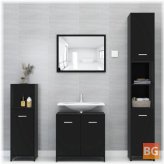 Set of 4 Bathroom Furniture - Chipboard