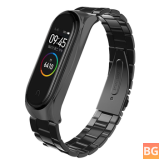 Watch Band Replacement for Xiaomi Miband 4 - Solid Stainless Steel