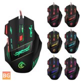 HXSJ H100 Dragon 7D 5500 DPI Wired Optical Gaming Mouse
