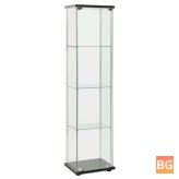 Storage Cabinet with Tempered Glass