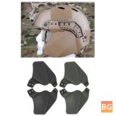 Helmet Ear Protector Protector with Rubber Side