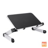 Lifting laptop stand with bracket