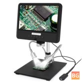 Andonstar AD208S 8.5 Inch 5X-1200X Digital Microscope with 1280x800 LCD Display and Two Fill Lights