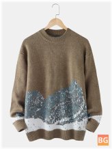 Warm Long Sleeve Casual Knitted Sweaters for Men