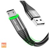 Samsung S6/S7 Fast Charging Data Cable - 3A LED