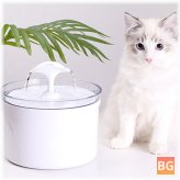 Large Capacity Dog Water Fountains with LED Night Light - Cat Drinker