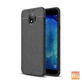 Leather TPU Protective Case for Samsung Galaxy J4 2018 EU Version