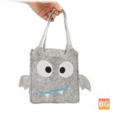 Halloween Party Supplies - Cute Gray Candy Bag Costume Party Prop Toys