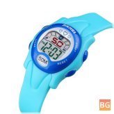 SKMEI 1478 Fashion Watch with LED Light - Waterproof and Christmas Digital Watch
