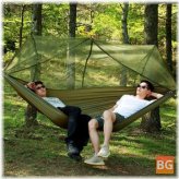 Tent with mosquito net for backpacking and camping