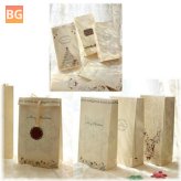 6PCS Christmas Party Home Decoration Cookiespresent Luxury Wedding Gift Candy Bag Toys