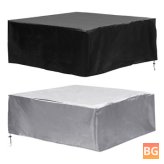Black/Silver Sofa Cover for a 210-Degree View TV