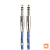 1/ 3M REXLIS 3127B 6.35mm Male to Male Electric Guitar Audio Cable