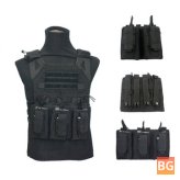 Tactical Molle Vest Bag with Tool Accessories and Storage