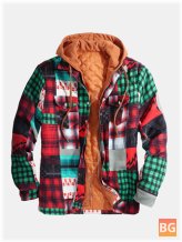 Wool Hooded Shirt Jacket for Men