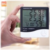 LCD Temperature Humidity Hygrometer for 3M Probe - Big Display