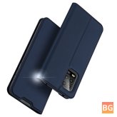 DUX DUCIS Flip Case for Xiaomi Mi 10 Lite with Card Slot and Stand