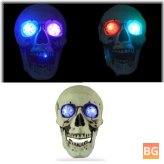Halloween Party Decoration - Portable LED Glowing Skull Night Light