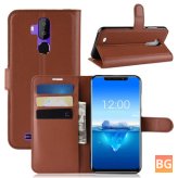Bakeey Flip Magnetic Wallet Card Slot Protective Case for Oukitel C12 Pro