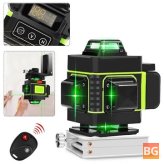 4D Remote Control Laser Level with Wall Attachment