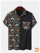 Short Sleeve Men's Ethnic T-Shirt