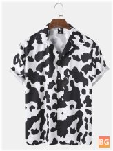 Cow Print Shirts for Men