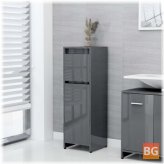 Bathroom Cabinet in Gloss Gray