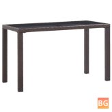 Garden Table - Brown (48.4