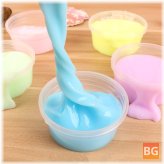 Slime Fruit Jelly Pudding with Mud - DIY Cotton Plasticine Kid's Adult Stress Reliever