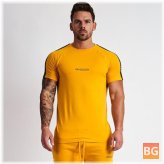 Sports T-Shirt for Men - Short-Sleeved