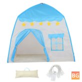 Princess Castle Teepee with LED Star Lights for Kids' Play