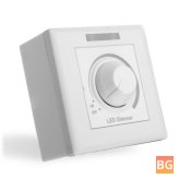 Wireless Wall Switch with IR Dimmer and Light - Material: Wood