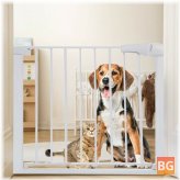 Small Baby Gate for Kids Gate - Large Pet Gate with Swing Door