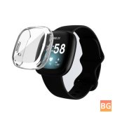 Transparent TPU Soft Protective Case for Fitbit Versa 3
