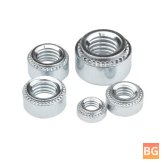 Stainless Steel Rivet Nuts for RC Airplanes - 100pcs