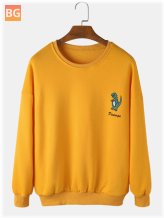 Dinosaur Printed Sweatshirt for Men