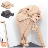 Cable Knit Throw Blanket - Soft, Warm, and Comfortable Home Decor