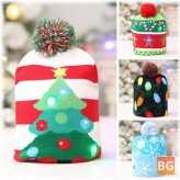 LED Christmas Hat for Kids and Adults
