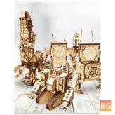 Wooden Robot Model Kit