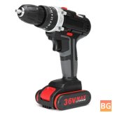 Drill Power Tools - 36V - Lithium Electric -impact - drills - 28N.m - 3000mAh - 18+3 Torque Stage - Drill Tools