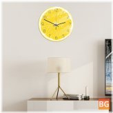 Lemon Quartz Wall Clock
