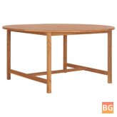 Garden Table with Teak Wood