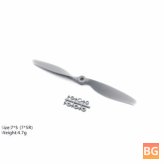 CW propeller blade for RC airplane