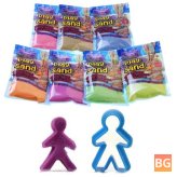 Magic Colorful Motion Play Sand Toy - Clay
