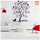 3D Wall Decals - 6 Colors - Photo Frame