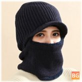 Wool Ear Face Protection with Velvet Warmth