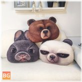 Creative PP Cotton 3D Bear Rabbit Cushion - Birthday Gift Trick Toys