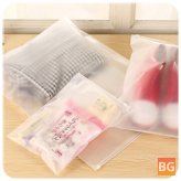 Waterproof Clothes Storage Bag - Transparent - Travel Wash Protect