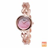 Gradient Dial Watch - Elegant Luxury Crystal Gradient Color Dial